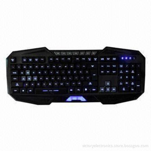 Multimedia Keyboard with LED Lights